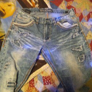 Pair of affliction sz 36 black premium